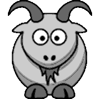 Cartoon goat