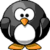 Tncartoon penguin